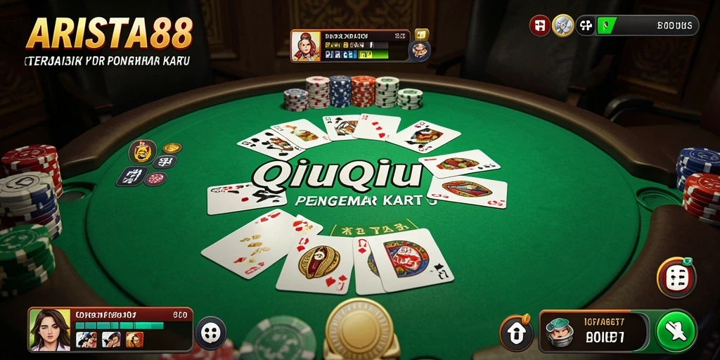 Screenshot ARISTA88 menampilkan serunya permainan QiuQiu.