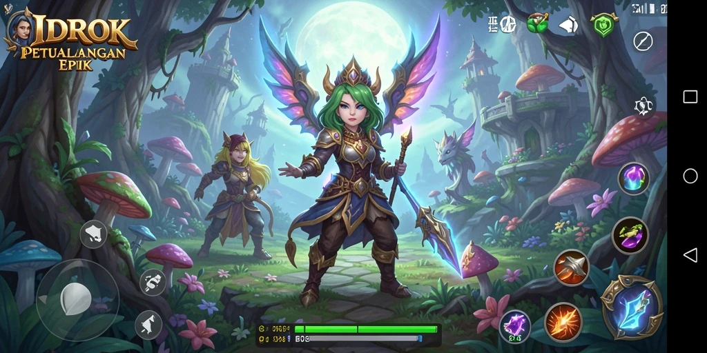 Gameplay seru dan interaksi karakter dalam IDROK.