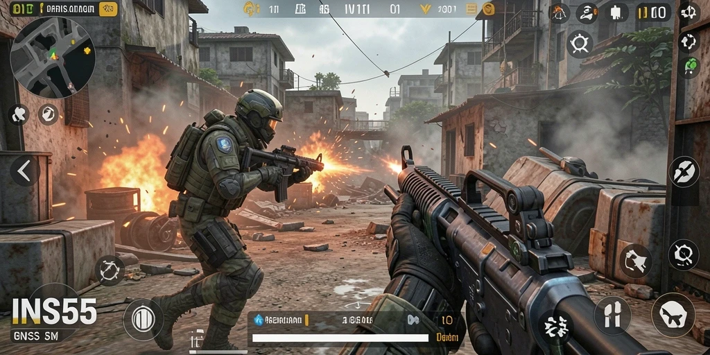 Tampilan gameplay mendebarkan dari <strong>INS55</strong>, siap menghadapi tantangan.