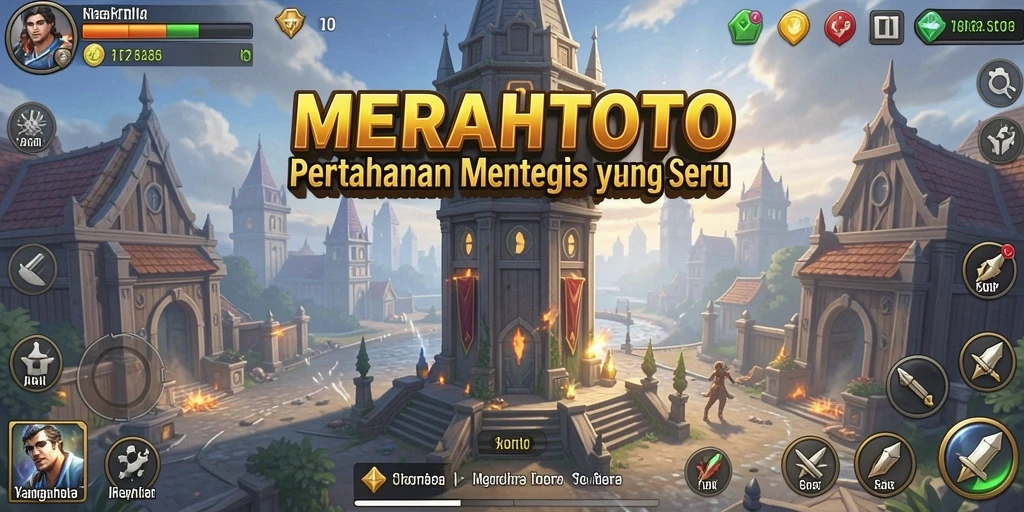 Tampilan gameplay intens dan menegangkan dalam MERAHTOTO.