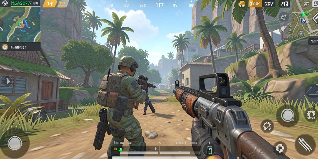 Tampilan menarik dari gameplay seru NGASO77 yang penuh aksi.