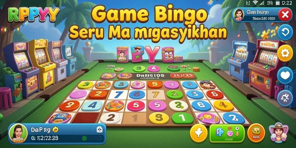 Tampilan gameplay RPYYY yang seru saat bermain Bingo.